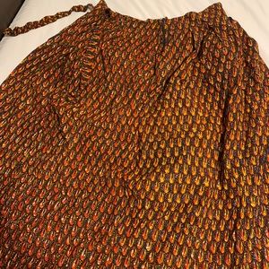 African tribal print skirt